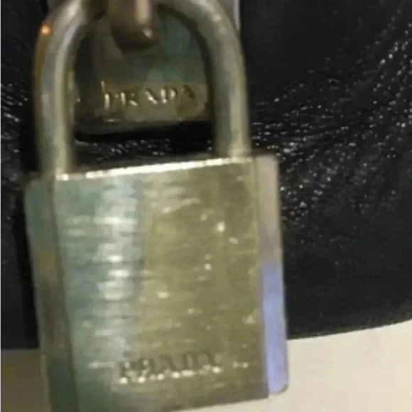 Prada canvas/leather black  satchel handbag - Picture 11 of 11